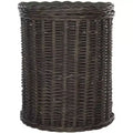 Manzu Wicker Hamper - SEA7033 - Brown - Safavieh