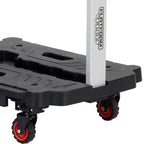 Carrello a mano pieghevole Magna Cart da 300 libbre con piattaforma e maniglia estensibile