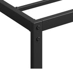 Whizmax Struttura Letto da 10 Pollici per Misura Queen/Full/Twin, Base Letto a Piattaforma Bassa in Metallo, Supporto Materasso, Senza Rumore, Facile da Montare, Nero