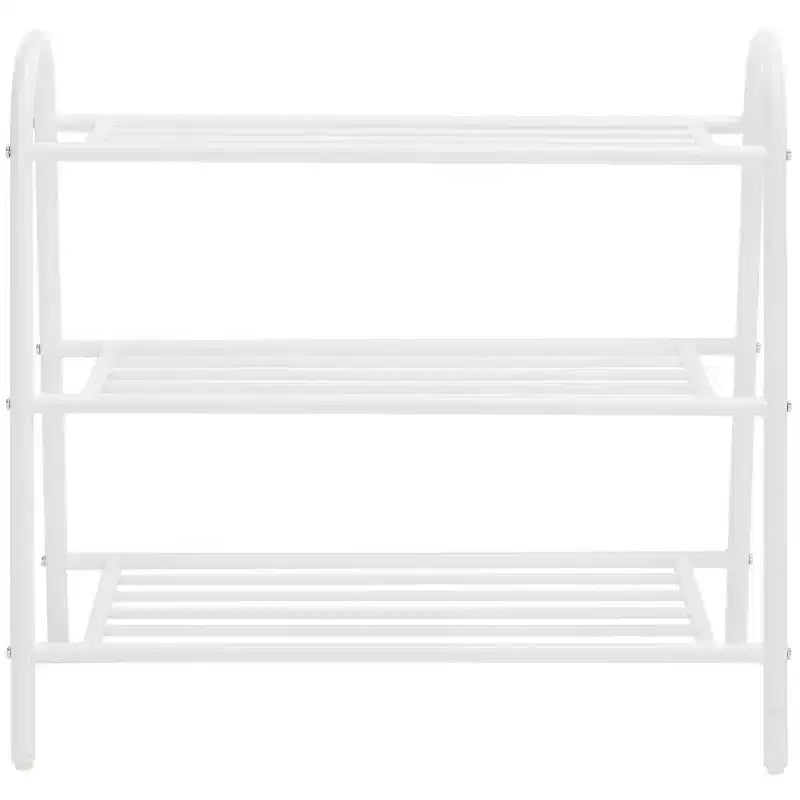 Mira Storage Shoe Rack - White - Safavieh