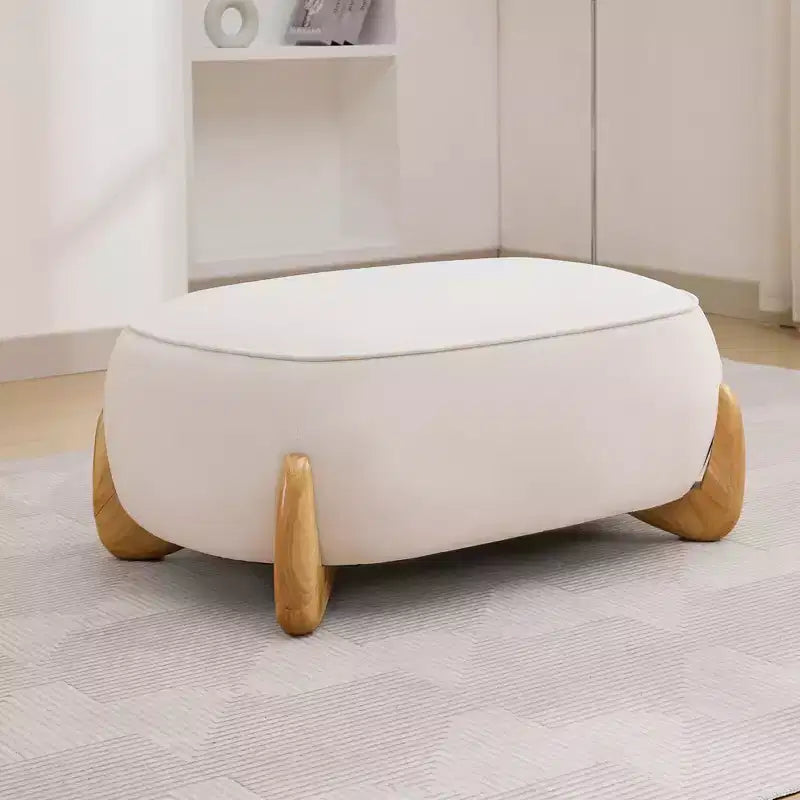 Hyleory Poltrona da salotto in velluto da 117 cm con pouf, set poltrona e poggiapiedi in velluto a coste stile Mid-Century Modern, poltrona club imbottita con braccioli a vasca