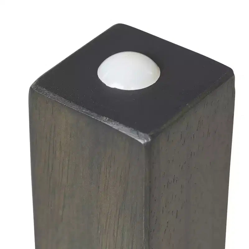 Tavolo quadrato in legno massiccio ECR4Kids da 30x30 pollici e due sedie da 12 pollici, set da 3 pezzi
