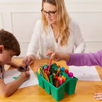 Tavolo quadrato in legno massiccio ECR4Kids da 30x30 pollici e due sedie da 12 pollici, set da 3 pezzi