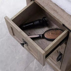 OKD 68 Mobili da Bagno con Cassetti, Colonne Portabiancheria Alte con Ripiani Regolabili