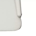 Sedia da pranzo LeisureMod rivestita in velluto e pelle con schienale alto capitonné e gambe in legno di caucciù verniciato