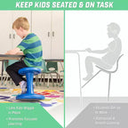 GoSports Sedia Oscillante - Sgabello Sensoriale per Bambini Attivi - Sedia per ADHD per Aule o Casa