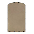TEHOME Specchio da parete con cornice in metallo ad arco per bagno