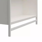 Torre guardaroba Systembuild Evolution Luxe extra large a 2 ripiani con doppia asta appendiabiti, Rovere Avorio