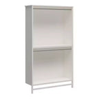 Torre guardaroba Systembuild Evolution Luxe extra large a 2 ripiani con doppia asta appendiabiti, Rovere Avorio