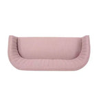 Divanetto imbottito Christopher Knight Home Cheney in stile contemporaneo con cuciture a canale e schienale curvo