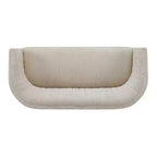 Divanetto imbottito Christopher Knight Home Cheney in stile contemporaneo con cuciture a canale e schienale curvo