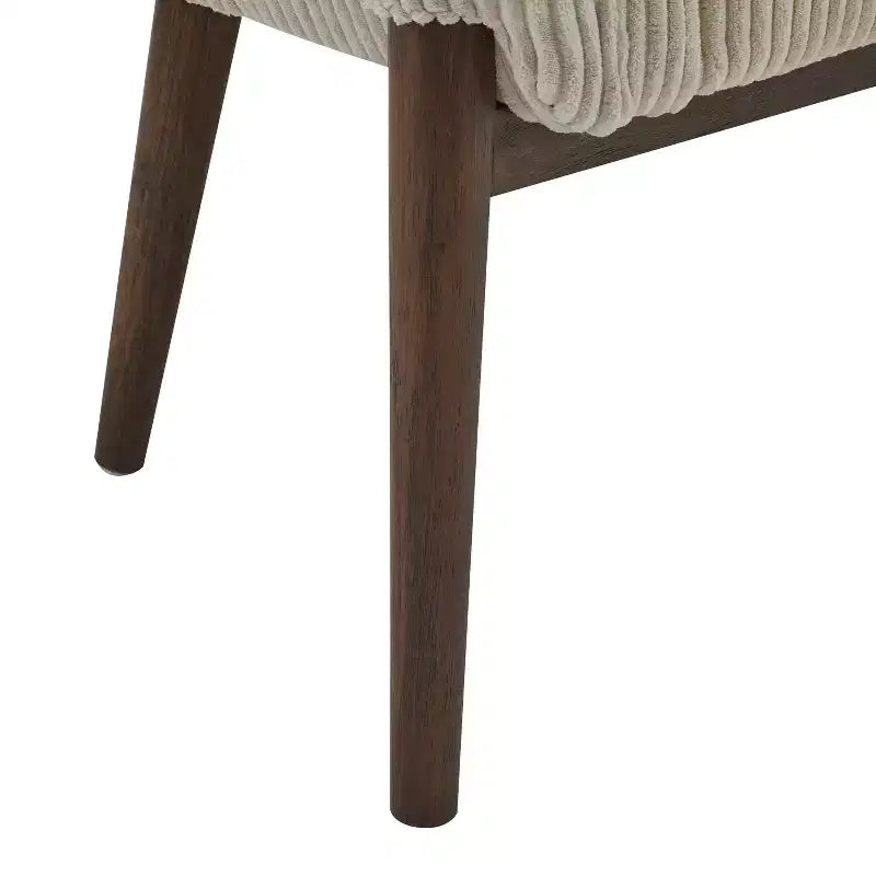 Divanetto imbottito Christopher Knight Home Cheney in stile contemporaneo con cuciture a canale e schienale curvo