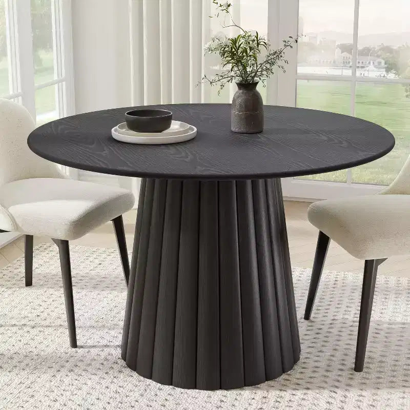 Tavolo da pranzo rotondo moderno Dovelina Tavolo da cucina in legno