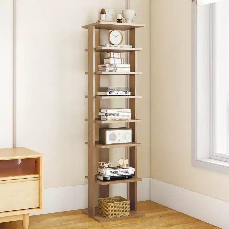 Costway Scarpiera in Legno a 7 Ripiani Scaffale Porta Scarpe Organizzatore Multiuso Scatola per Scarpe Bianco/Nero