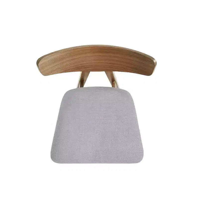Sgabelli da Bancone GDFStudio Sunapee in Tessuto Imbottito in Legno Moderno di Metà Secolo da 25 Pollici (Set di 2)