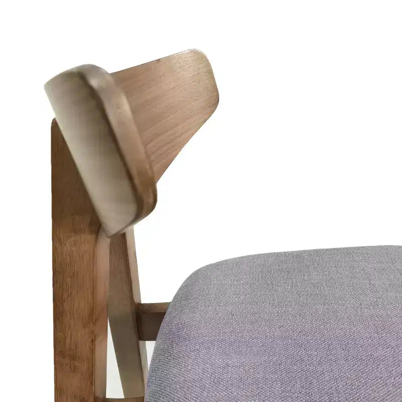 Sgabelli da Bancone GDFStudio Sunapee in Tessuto Imbottito in Legno Moderno di Metà Secolo da 25 Pollici (Set di 2)