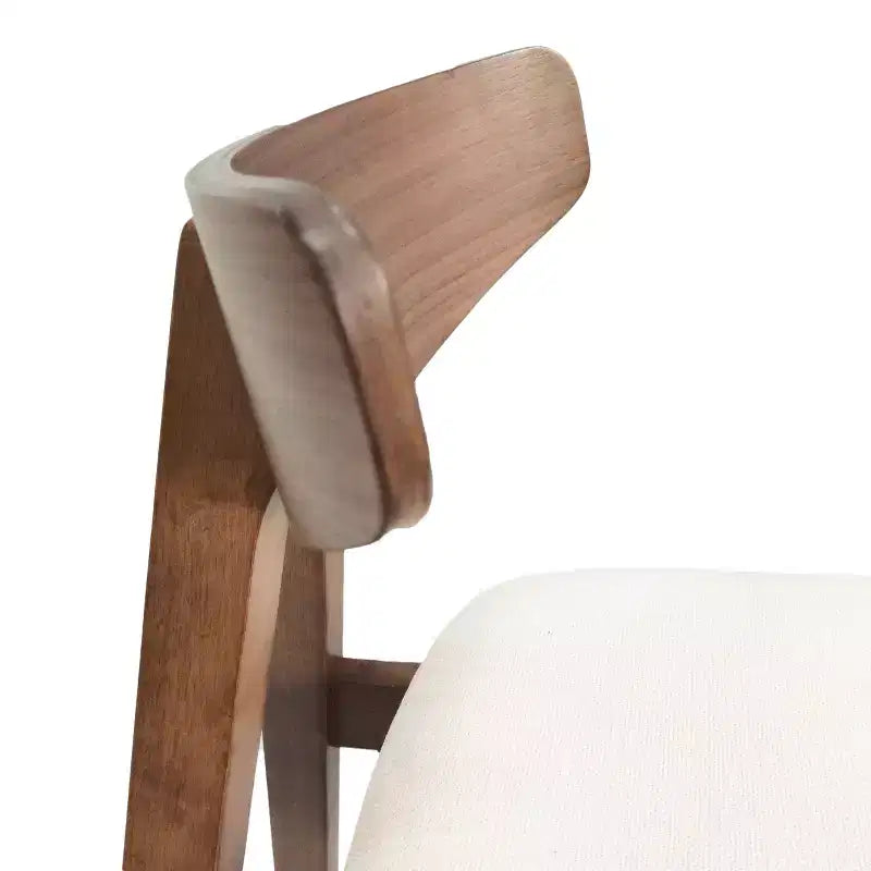 Sgabelli da Bancone GDFStudio Sunapee in Tessuto Imbottito in Legno Moderno di Metà Secolo da 25 Pollici (Set di 2)