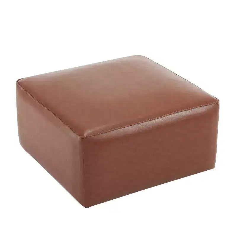 Christopher Knight Home Yzabella Ottomano moderno in ecopelle versatile da interni