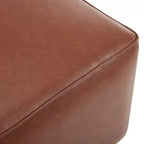Christopher Knight Home Yzabella Ottomano moderno in ecopelle versatile da interni