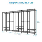 VIPEK V60 Armadio portatile extra large, appendiabiti per vestiti, guardaroba autoportante, armadio in metallo per l'organizzazione della camera da letto