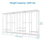 VIPEK V60 Armadio portatile extra large, appendiabiti per vestiti, guardaroba autoportante, armadio in metallo per l'organizzazione della camera da letto