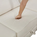 Divano Sezionale Modulare a U Moderno, Divano Letto Convertibile con Chaise Reversibile