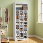 Scarpiera, Organizer Scarpiera a 10 Livelli, Contiene Fino a 30 Paia di Scarpe, per Ingresso Camera da Letto, 32 x 63 x 187 cm