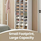 Scarpiera, Organizer Scarpiera a 10 Livelli, Contiene Fino a 30 Paia di Scarpe, per Ingresso Camera da Letto, 32 x 63 x 187 cm