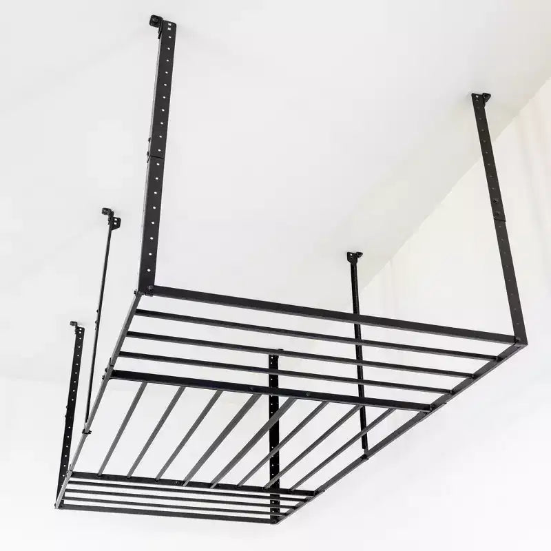 StoreYourBoard 4' x 8' Faber portaoggetti da garage a soffitto con ganci | Capacità 317 kg