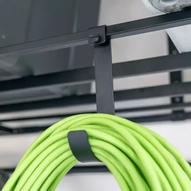 StoreYourBoard 4' x 8' Faber portaoggetti da garage a soffitto con ganci | Capacità 317 kg