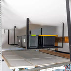 StoreYourBoard 4' x 8' Faber portaoggetti da garage a soffitto con ganci | Capacità 317 kg