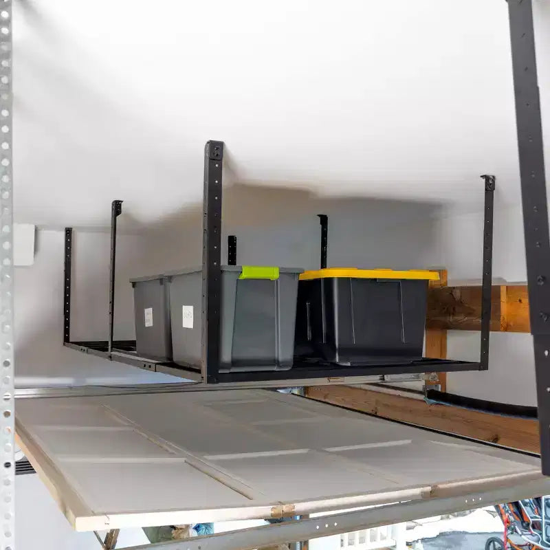 StoreYourBoard 3' x 8' Faber Portatutto pensile da garage con ganci | Capacità 317 kg