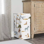 Cesto portabiancheria pieghevole con manici Sweet Jojo Designs per bambino, bambina, unisex/neutro - fantasia giungla multicolore