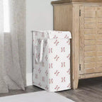 Cesto portabiancheria pieghevole con manici per bambino Sweet Jojo Designs, motivo: baseball, rosso e bianco