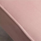 Sedia da Divano Accento Contemporanea Roundhill Furniture Elon in Velluto, Rosa