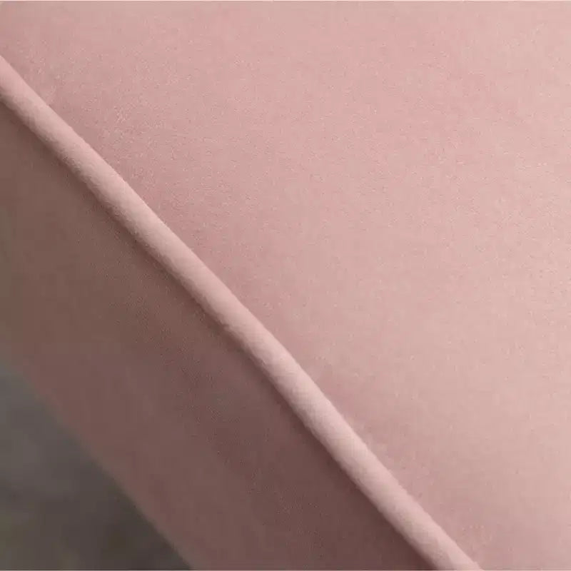 Sedia da Divano Accento Contemporanea Roundhill Furniture Elon in Velluto, Rosa