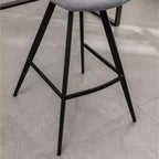 Sgabelli da Bar in Tessuto Roundhill Furniture Porth, 71,7 cm, Grigio, Set da 2