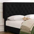 HYLEORY Struttura Letto Queen con Contenitore con 4 Cassetti e Testiera, Letto a Piattaforma Imbottito