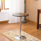 Set tavolo da bar regolabile Roundhill Furniture Baxton, 3 pezzi, nero
