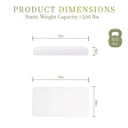 Merrick Lane Materasso in memory foam in scatola a 4 strati, schiuma infusa al tè verde, schiuma a circolazione d'aria, gel rinfrescante, schiuma certificata CertiPUR-US
