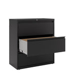Cassettiera classificatore orizzontale a 3 cassetti da 36" (larghezza) per casa e ufficio – Finitura testurizzata opaca di alta qualità