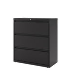 Cassettiera classificatore orizzontale a 3 cassetti da 36" (larghezza) per casa e ufficio – Finitura testurizzata opaca di alta qualità