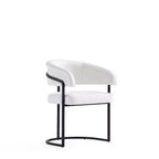 Sedia da pranzo moderna imbottita in similpelle Augusta Manhattan Comfort