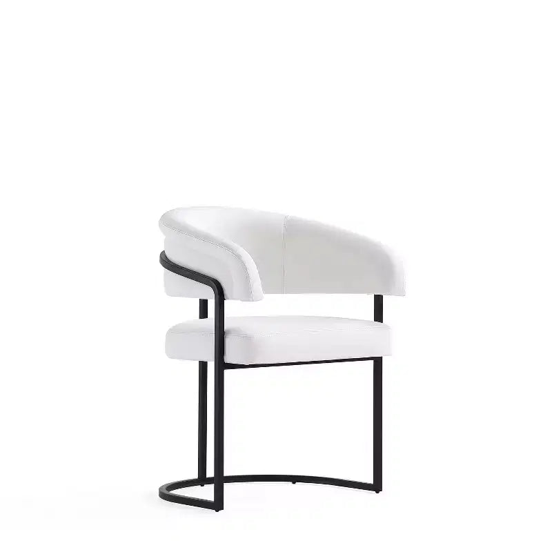 Sedia da pranzo moderna imbottita in similpelle Augusta Manhattan Comfort