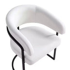 Sedia da pranzo moderna imbottita in similpelle Augusta Manhattan Comfort