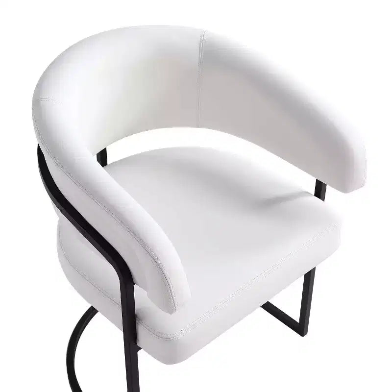Sedia da pranzo moderna imbottita in similpelle Augusta Manhattan Comfort
