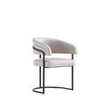 Sedia da pranzo moderna imbottita in similpelle Augusta Manhattan Comfort