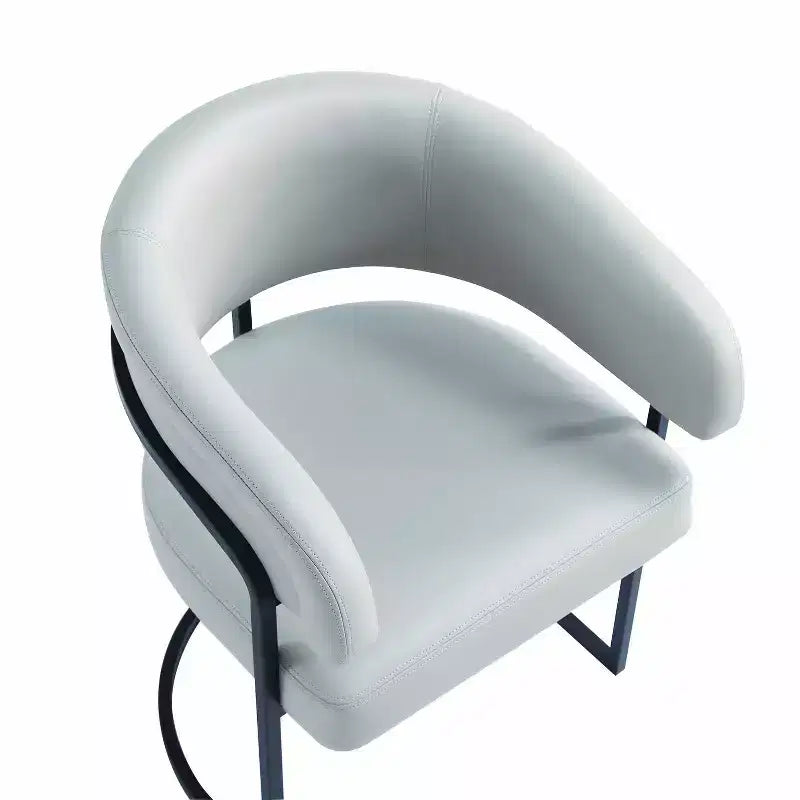 Sedia da pranzo moderna imbottita in similpelle Augusta Manhattan Comfort