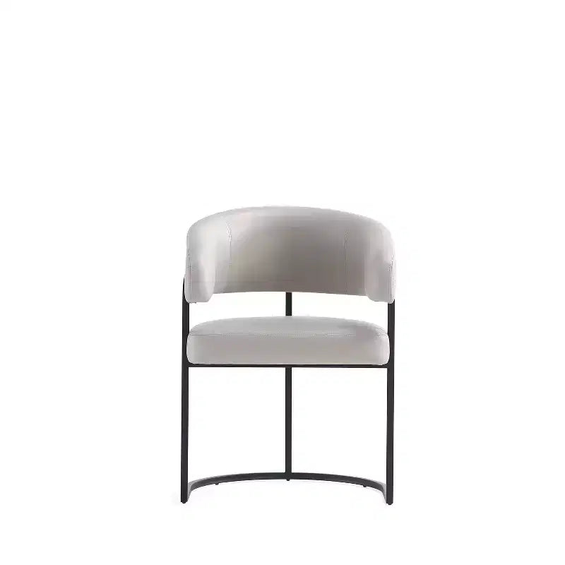 Sedia da pranzo moderna imbottita in similpelle Augusta Manhattan Comfort