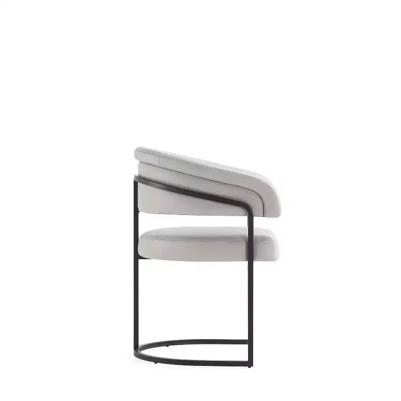 Sedia da pranzo moderna imbottita in similpelle Augusta Manhattan Comfort